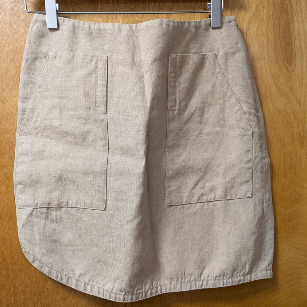 3.1 Phillip Lim Tan Mini Skirt with Front Pockets
